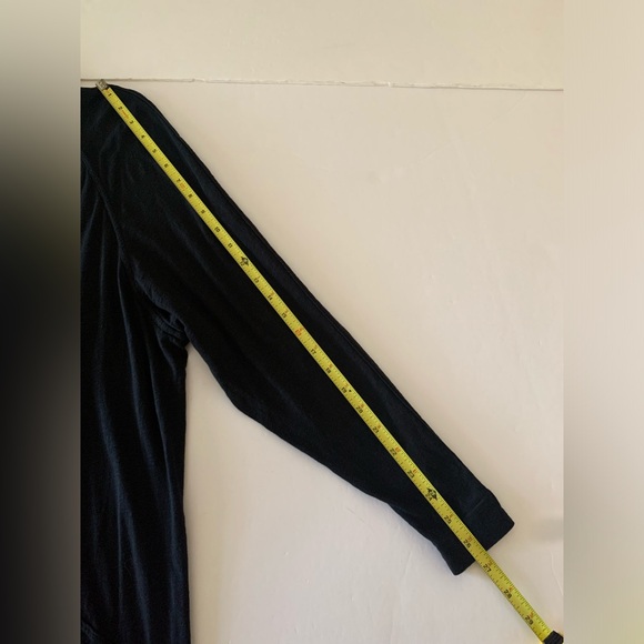 Free People Intimately Until Now Cardi Maxi Cardigan Long Sweater Black Size S - Picture 10 of 11